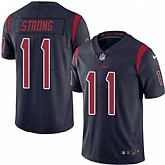 Nike Men & Women & Youth Texans 11 Jaelen Strong Navy Blue Color Rush Limited Jersey,baseball caps,new era cap wholesale,wholesale hats